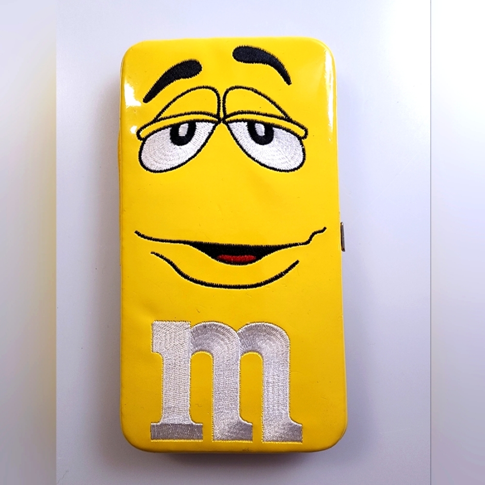 M & M yellow wallet